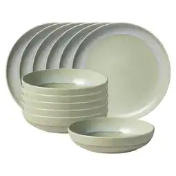 Netto Marken-Discount like. by Villeroy & Boch Tafelservice Perlemor Alga 12er Set Angebot