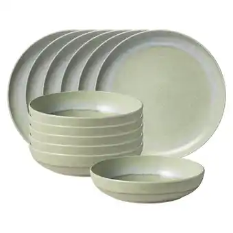 Netto Marken-Discount like. by Villeroy & Boch Tafelservice Perlemor Alga 12er Set Angebot