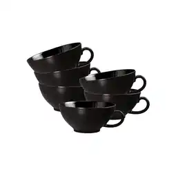 Netto Marken-Discount Seltmann Weiden Teetassen Liberty Velvet Black 140 ml 6er Set Angebot