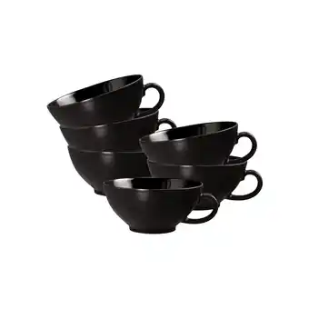 Netto Marken-Discount Seltmann Weiden Teetassen Liberty Velvet Black 140 ml 6er Set Angebot