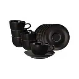 Netto Marken-Discount Seltmann Weiden Espressotassen mit Untertassen Liberty Velvet Black 100 ml 6er Set Angebot