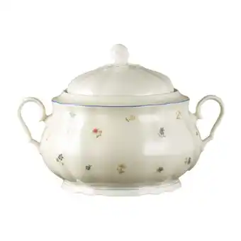 Netto Marken-Discount Seltmann Weiden Terrine mit Deckel Marieluise Elfenbein Streublume 3,05 l Angebot