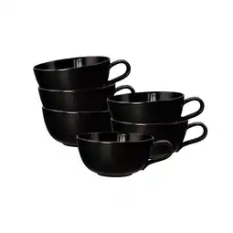 Netto Marken-Discount Seltmann Weiden Teetassen Liberty Velvet Black 290 ml 6er Set Angebot