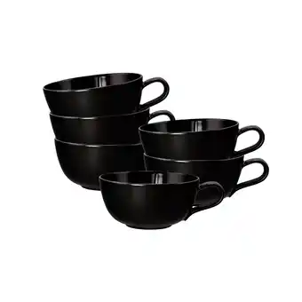 Netto Marken-Discount Seltmann Weiden Teetassen Liberty Velvet Black 290 ml 6er Set Angebot