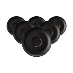 Netto Marken-Discount Seltmann Weiden Kombiuntertassen Liberty Velvet Black ø 16,1 cm 6er Set Angebot