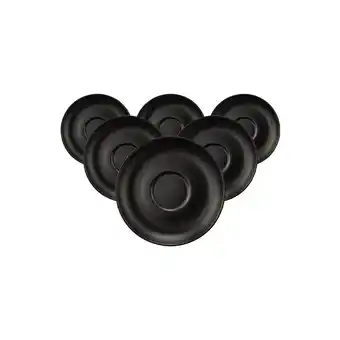 Netto Marken-Discount Seltmann Weiden Teeuntertassen Liberty Velvet Black ø 13 cm 6er Set Angebot