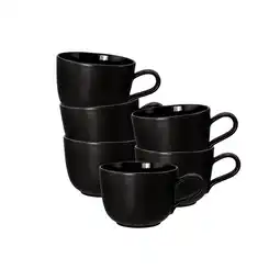Netto Marken-Discount Seltmann Weiden Kaffeetassen Liberty Velvet Black 260 ml 6er Set Angebot