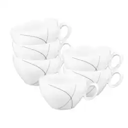 Netto Marken-Discount Seltmann Weiden Frühstückstassen Trio Highline 0,39 l 6er Set Angebot