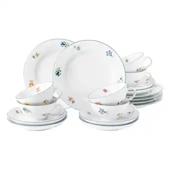 Netto Marken-Discount Seltmann Weiden Teeservice Sonate Nostalgie 18er Set Angebot
