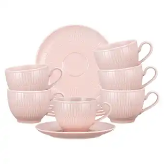 Netto Marken-Discount Seltmann Weiden Kaffeetassen mit Untertassen Amina 250 ml 6er Set Angebot