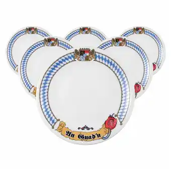 Netto Marken-Discount Seltmann Weiden Frühstücksteller Compact Bayern ø 19 cm 6er Set Angebot