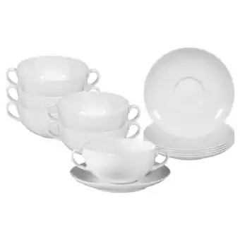 Netto Marken-Discount Seltmann Weiden Suppentassen mit Untertassen Rondo/Liane 360 ml 6er Set Angebot