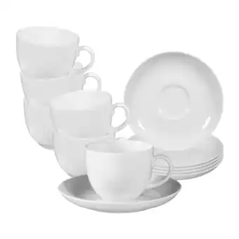 Netto Marken-Discount Seltmann Weiden Kaffeetassen mit Untertassen Rondo/Liane 0,21 l 6er Set Angebot