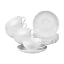 Netto Marken-Discount Seltmann Weiden Teetassen mit Untertassen Rondo/Liane 0,2l 6er Set Angebot