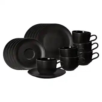 Netto Marken-Discount Seltmann Weiden Kaffeeservice Liberty Velvet Black 18er Set Angebot