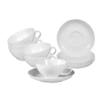 Netto Marken-Discount Seltmann Weiden Teetassen mit Untertassen Rondo/Liane 0,14l 6er Set Angebot