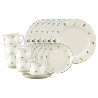 Netto Marken-Discount Seltmann Weiden Kaffeeservice Marieluise Streublume 18er Set Angebot