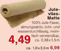 Jawoll Jutevlies Matte Angebot