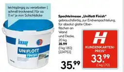 Hellweg KNAUF Spachtelmasse „Uniflott Finish" Angebot