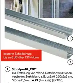 Hellweg Standprofil,,CW" Angebot