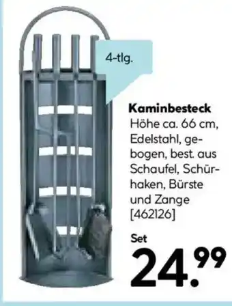 Hellweg Kaminbesteck 4-tlg. Angebot