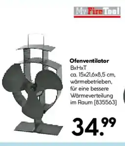 Hellweg My Fire Tool Ofenventilator Angebot