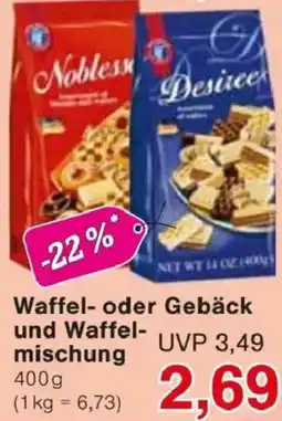 Jawoll Waffel- oder Gebäck und Waffelmischung Angebot