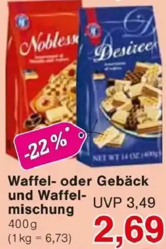 Jawoll Waffel- oder Gebäck und Waffelmischung Angebot