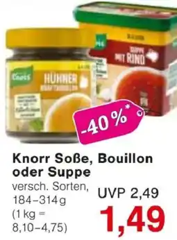 Jawoll Knorr Soße, Bouillon oder Suppe Angebot