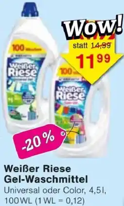 Jawoll Weißer Riese Gel-Waschmittel Angebot