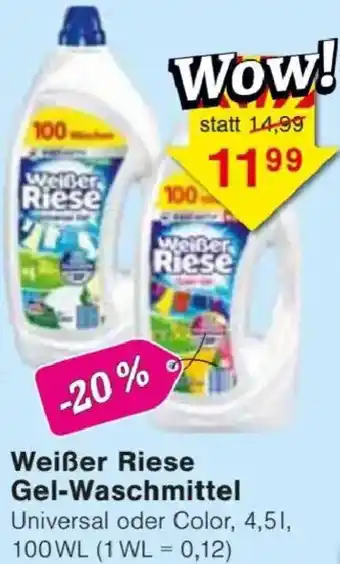 Jawoll Weißer Riese Gel-Waschmittel Angebot