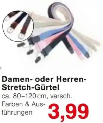 Jawoll Damen- oder Herren- Stretch-Gürtel Angebot