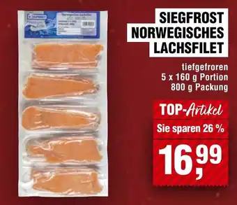 Handelshof SIEGFROST NORWEGISCHES LACHSFILET Angebot