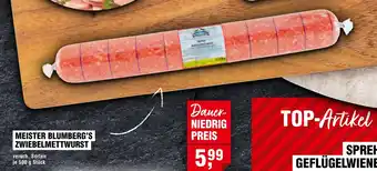 Handelshof MEISTER BLUMBERG'S ZWIEBELMETTWURST Angebot