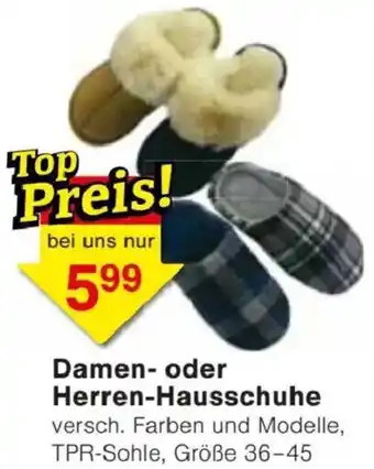 Jawoll Damen oder Herren-Hausschuhe Angebot