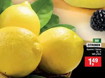 Handelshof BIO ZITRONEN Angebot