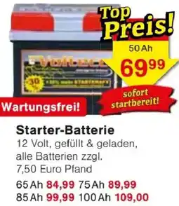 Jawoll Starter-Batterie Angebot