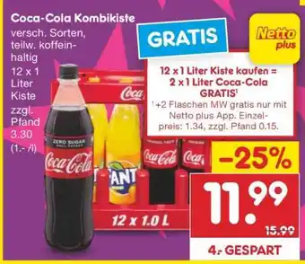 Netto Marken-Discount Coca-Cola Kombikiste Angebot