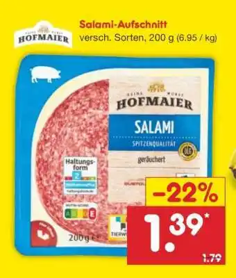 Netto Marken-Discount Salami Aufschnitt Angebot