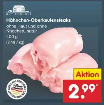 Netto Marken-Discount Hähnchen Oberkeulensteaks Angebot