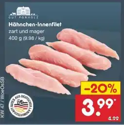 Netto Marken-Discount Hähnchen Innenfilet Angebot
