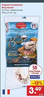 Netto Marken-Discount Original französische Ring-Salami Angebot