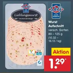 Netto Marken-Discount Wurst- Aufschnitt Angebot