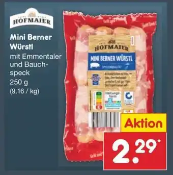 Netto Marken-Discount Mini Berner Würstl Angebot