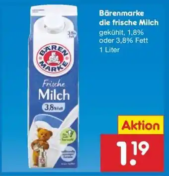 Netto Marken-Discount Bärenmarke Die frische Milch Angebot