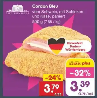 Netto Marken-Discount Cordon bleu Angebot