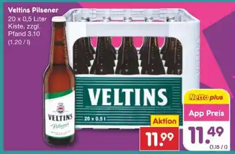 Netto Marken-Discount VELTINS Pilsener Angebot