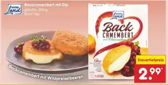 Netto Marken-Discount Backcamembert mit Dip Angebot