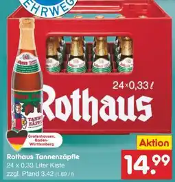 Netto Marken-Discount Rothaus Tannenzäpfle Angebot