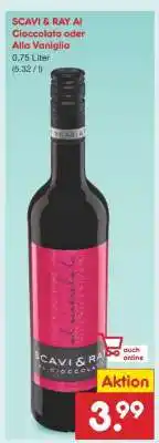 Netto Marken-Discount SCAVI & RAY Al Cioccolato oder Alla Vaniglia Angebot